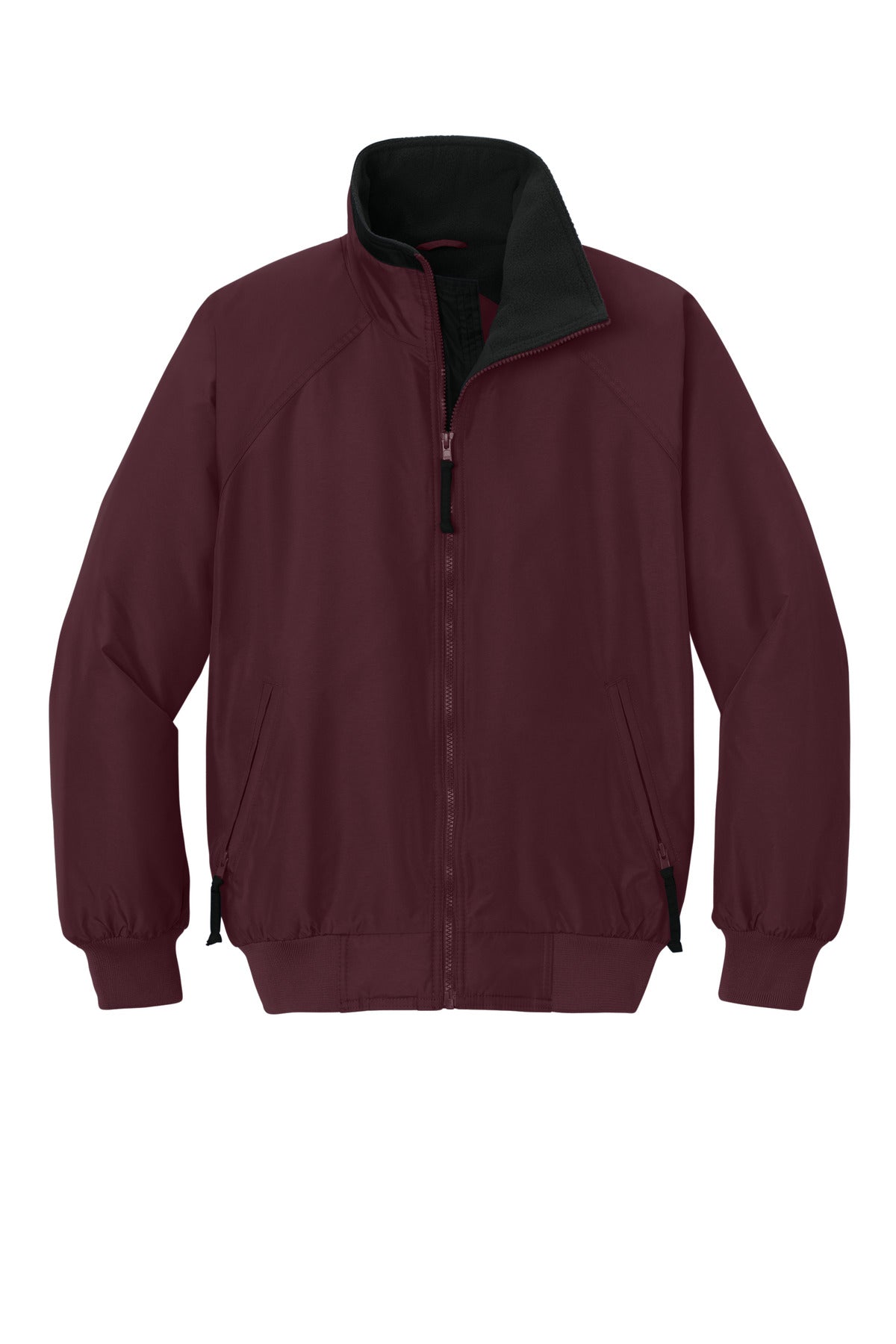 Maroon/ True Black -