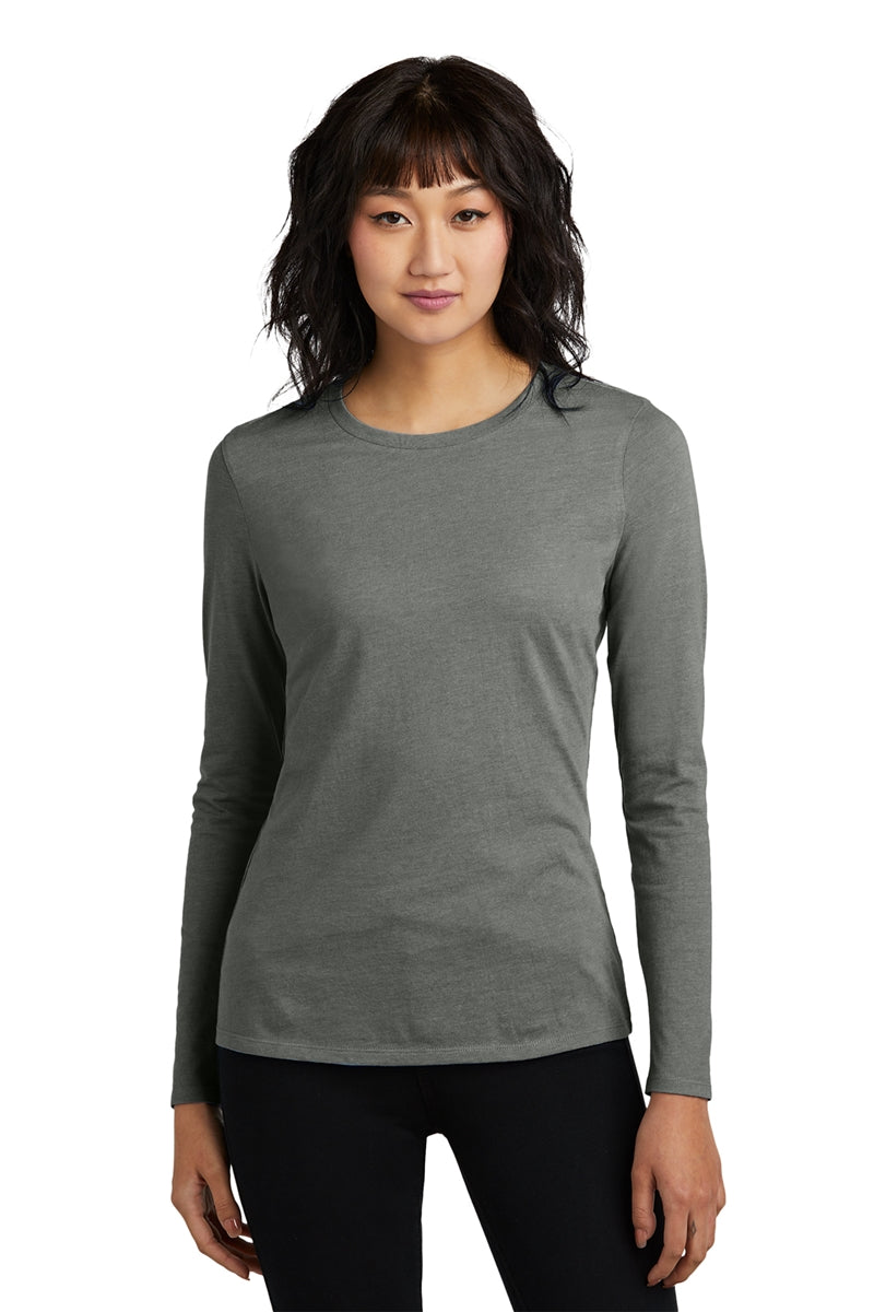 District Women's Perfect Blend CVC Long Sleeve Tee
