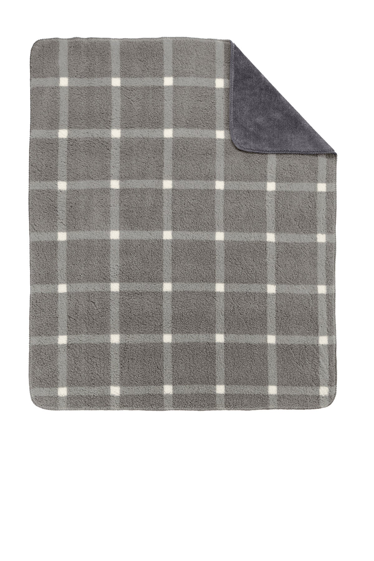 Marshmallow/ Grey Window Pane -