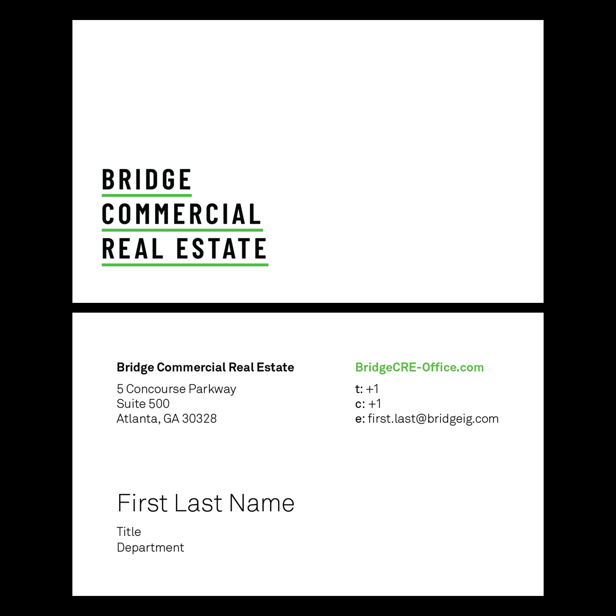 Bridge Commercial RE - Business Cards