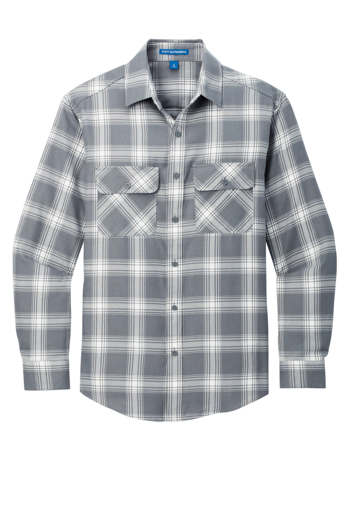 Grey/ Cream Open Plaid -