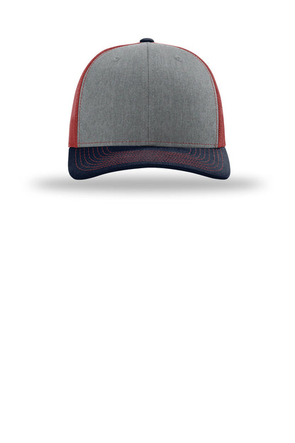 Heather Grey/ Cardinal/ Navy - 