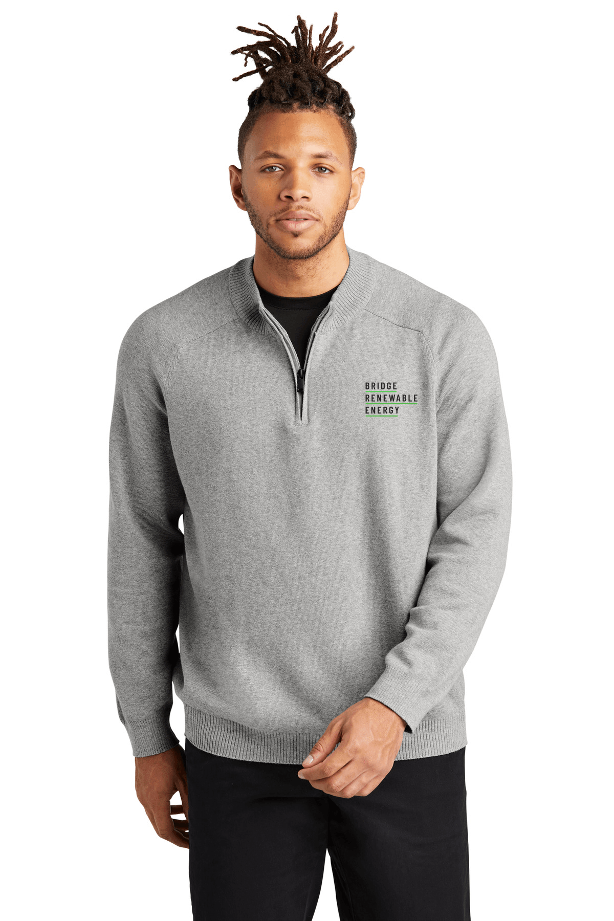 Gusty Grey Heather - BRE Logo