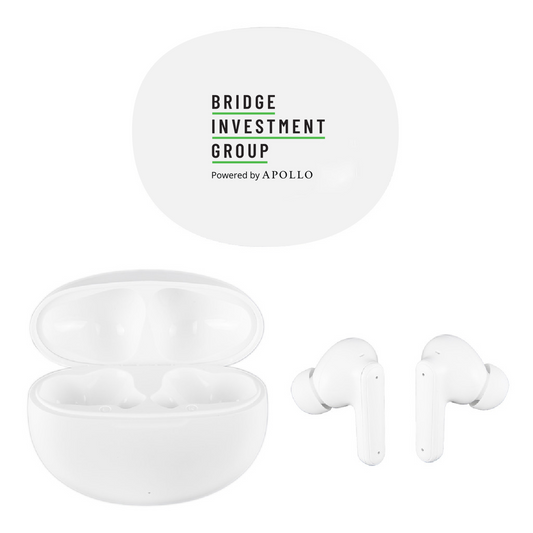 2 Buds Pro Wireless ANC Earbuds - White - BIG Logo