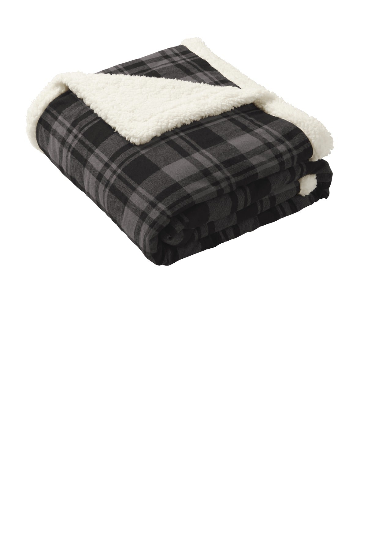 Black Uneven Plaid - 