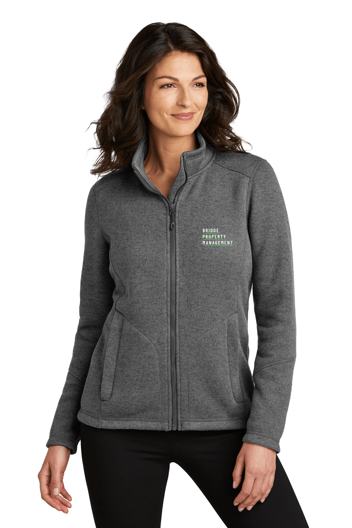 Grey Smoke Heather - BPM Logo