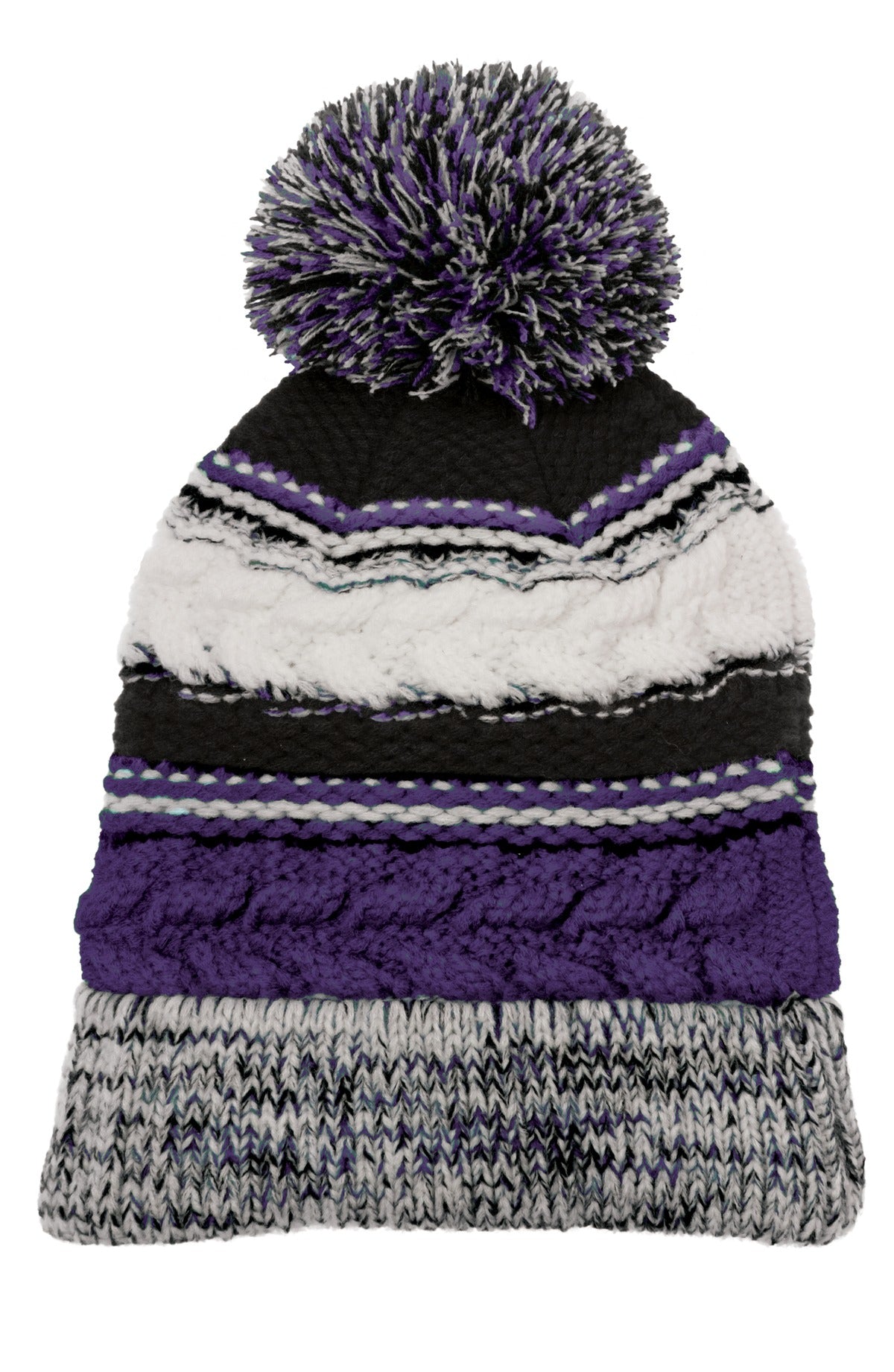 Purple/ Black/ White - 