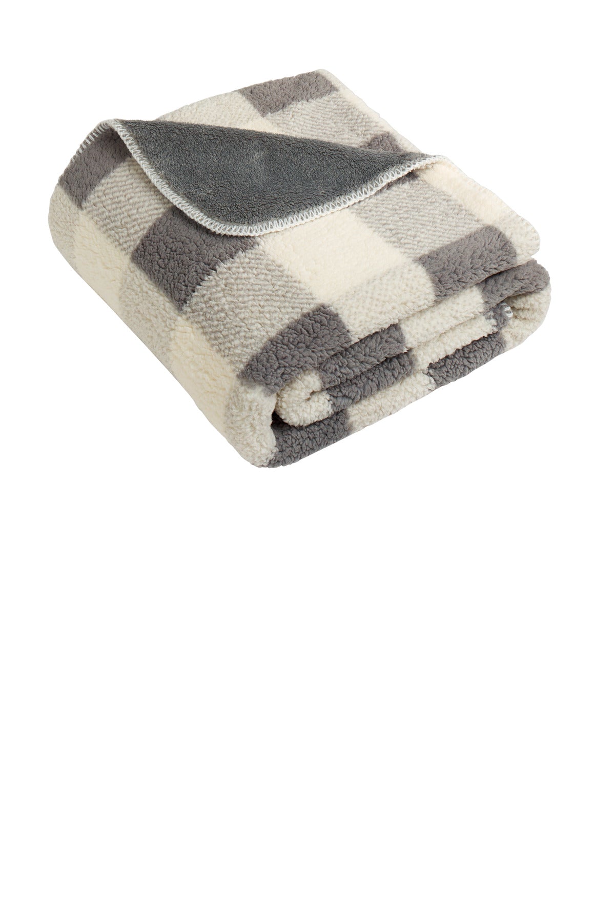 Grey/ Marshmallow Buffalo Plaid - 