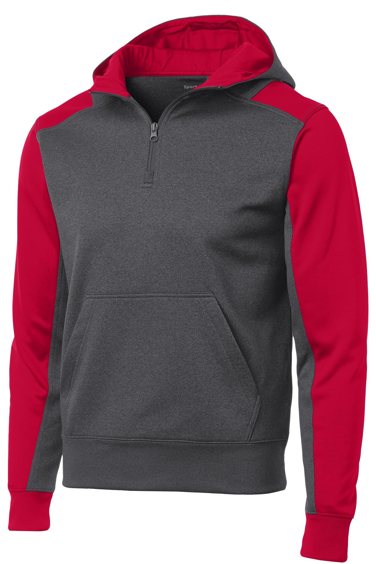 Graphite Heather/ True Red - 