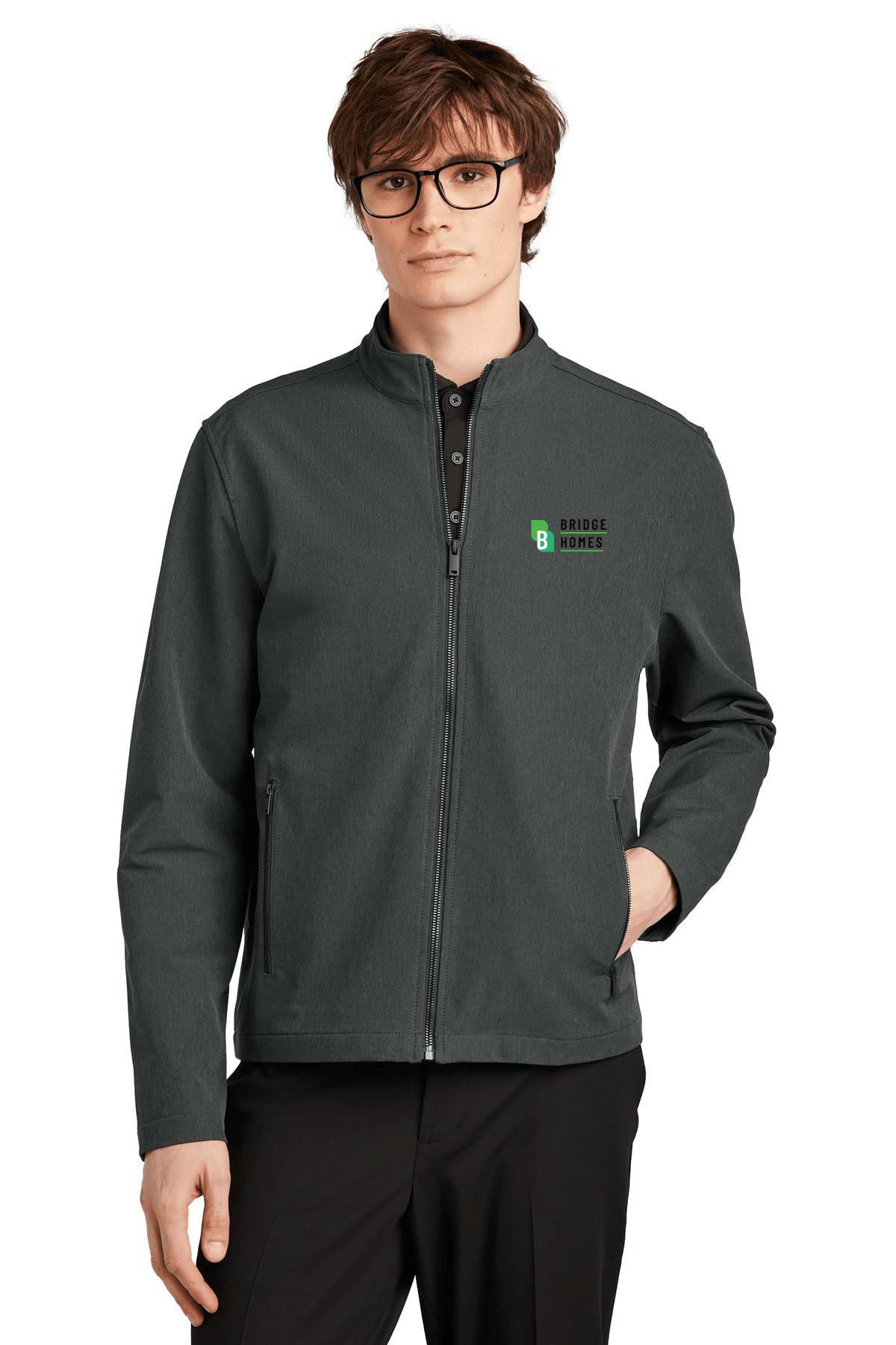 Anchor Grey Heather - Bridge Homes Logo