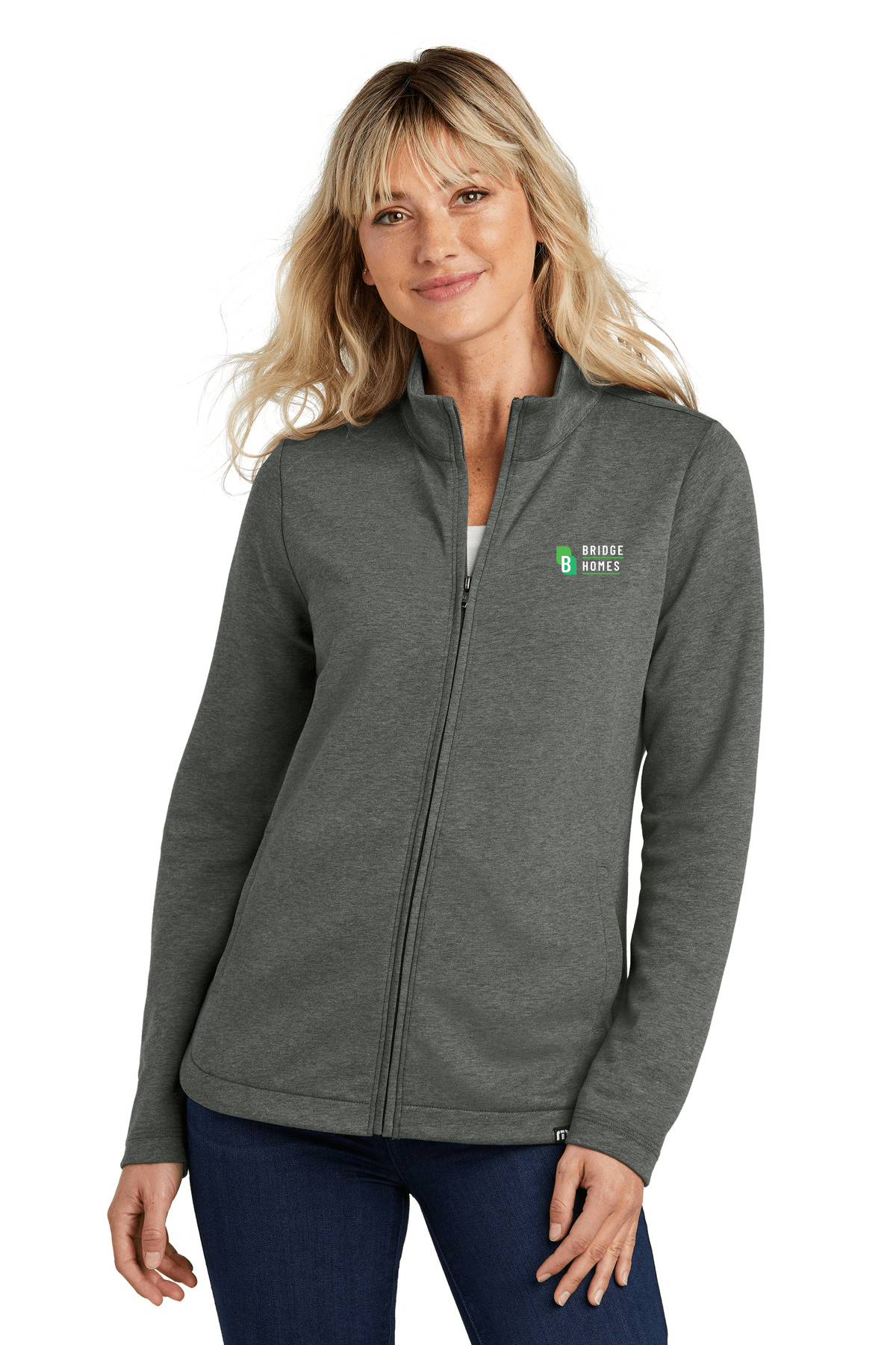 Dark Grey Heather - Bridge Homes Logo