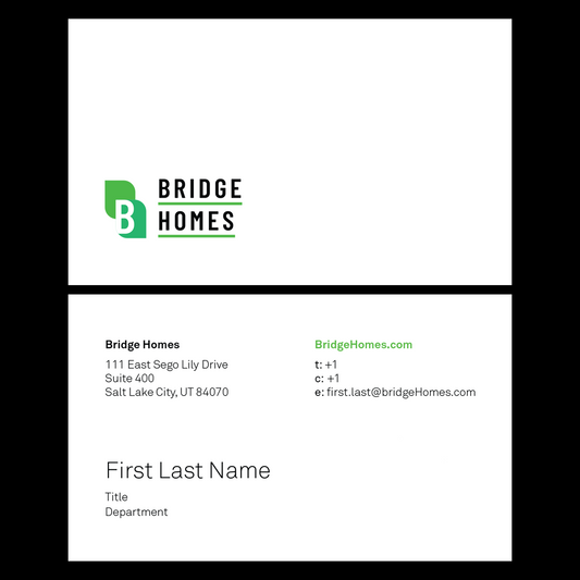 Bridge Homes - Business Cards