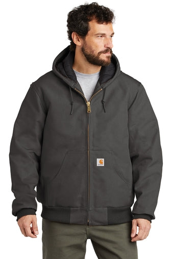 Carhartt Quilted-Flannel-Lined Duck Active Jac