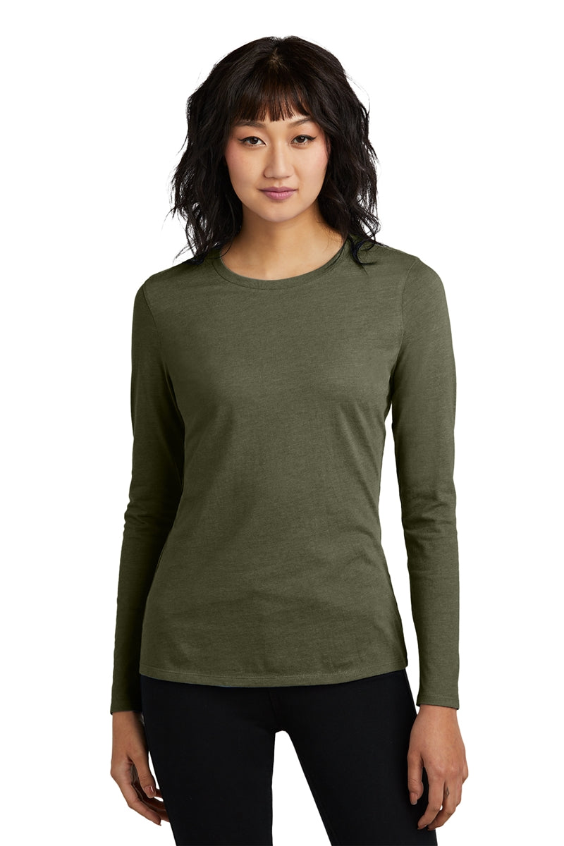 District Women's Perfect Blend CVC Long Sleeve Tee