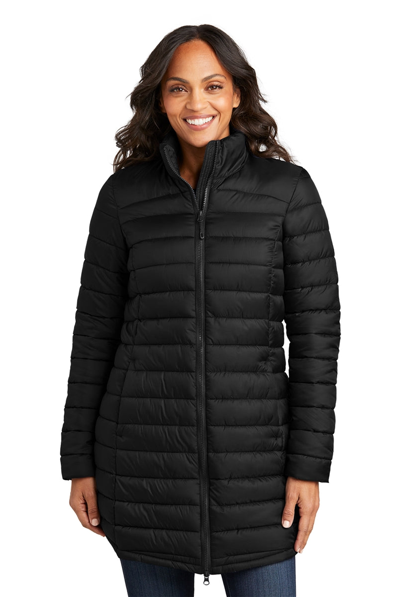 Port Authority Ladies Horizon Puffy Long Jacket