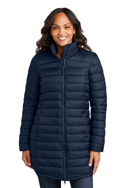 Port Authority Ladies Horizon Puffy Long Jacket