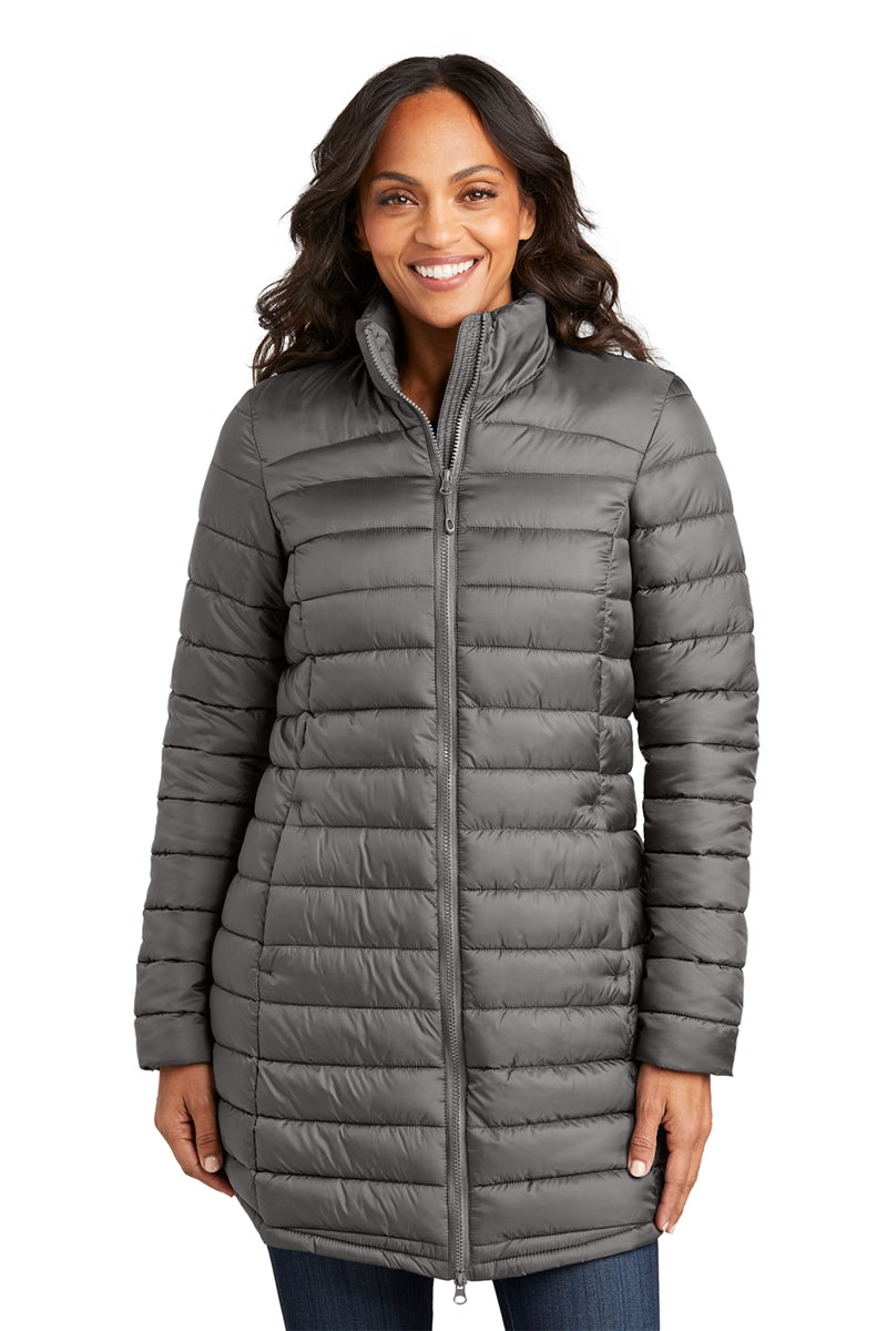 Port Authority Ladies Horizon Puffy Long Jacket