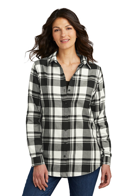 Port Authority Ladies Plaid Flannel Tunic