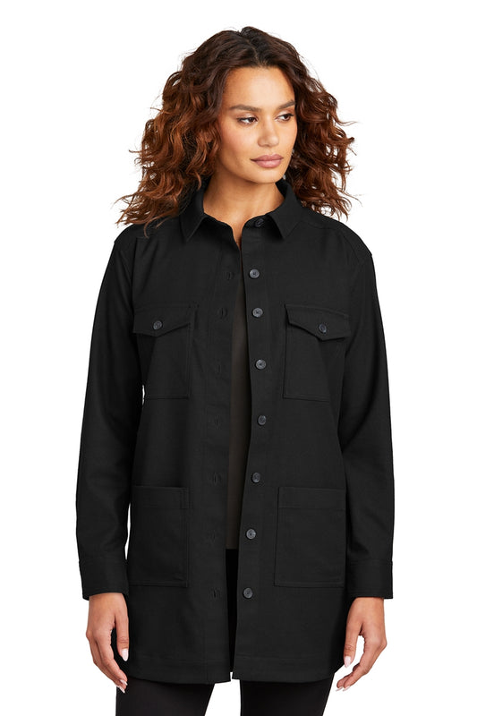 Mercer+Mettle Women's Long Sleeve Twill Overshirt