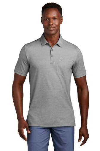 TravisMathew Oceanside Heather Pocket Polo