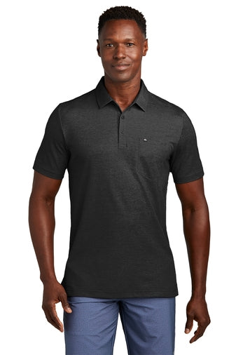 TravisMathew Oceanside Heather Pocket Polo