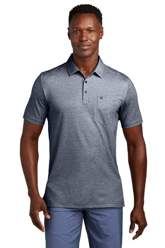 TravisMathew Oceanside Heather Pocket Polo