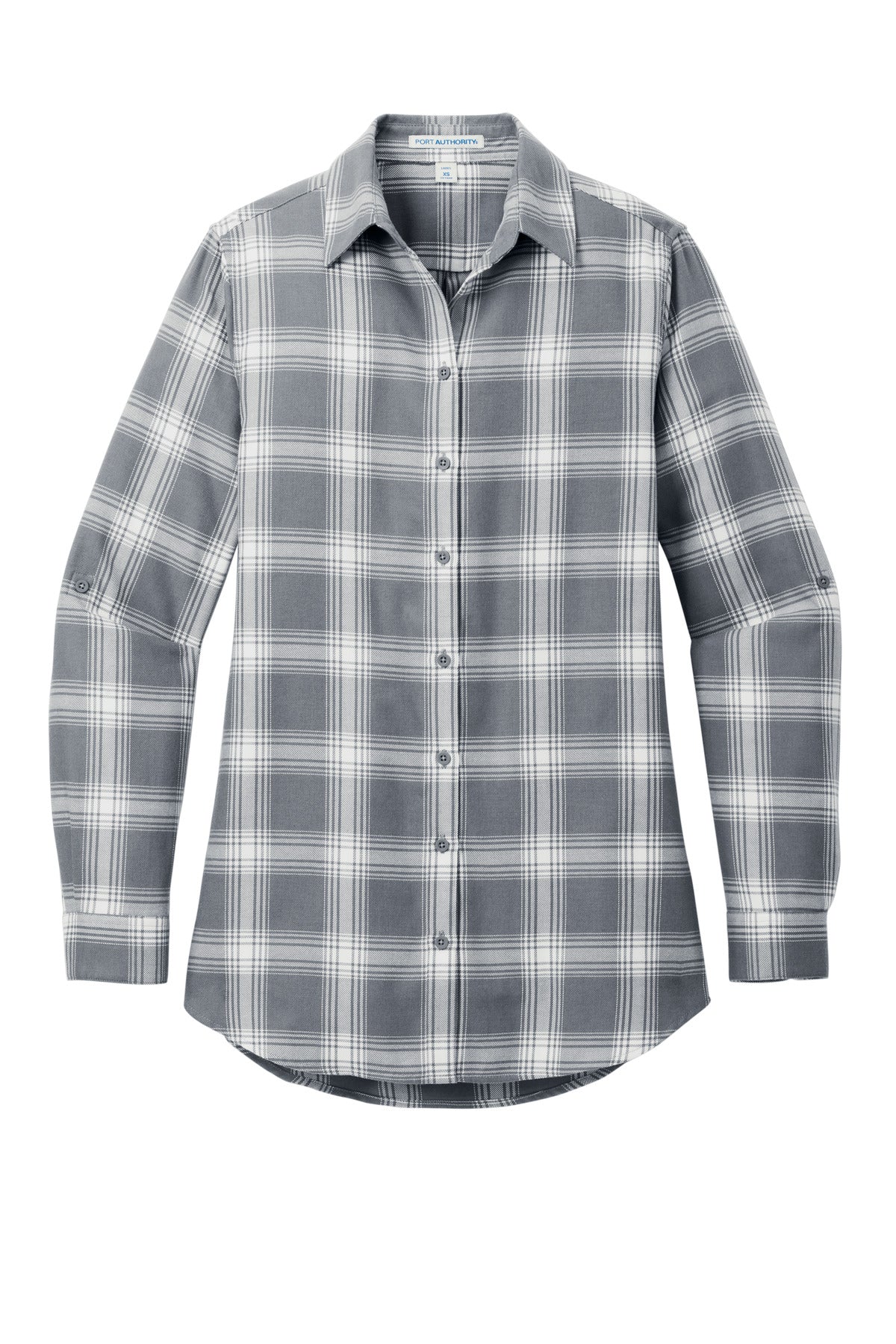 Grey/ Cream Open Plaid - 