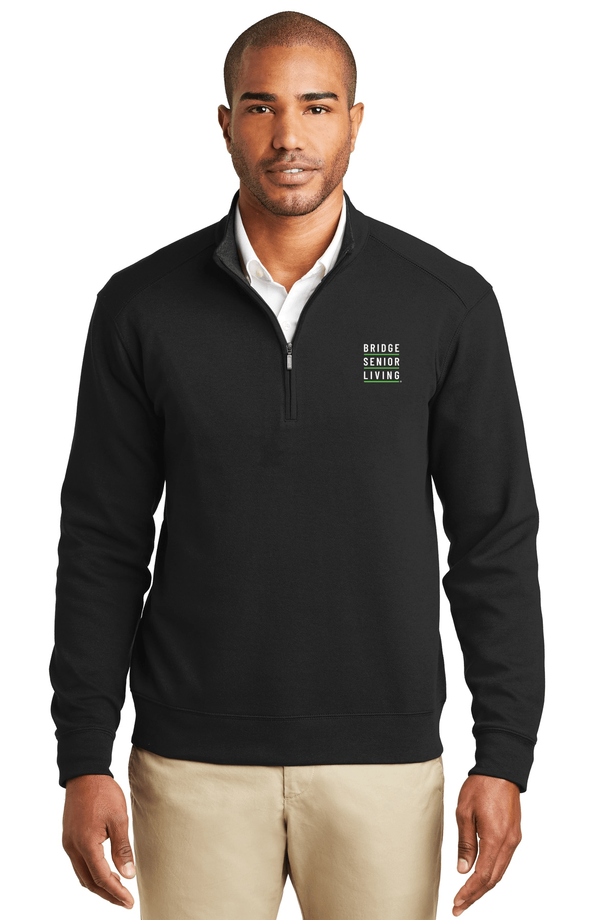 Deep Black/ Charcoal Heather - BSL Logo