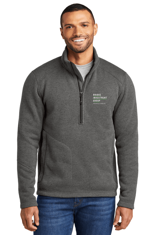 Grey Smoke Heather - BIG Logo